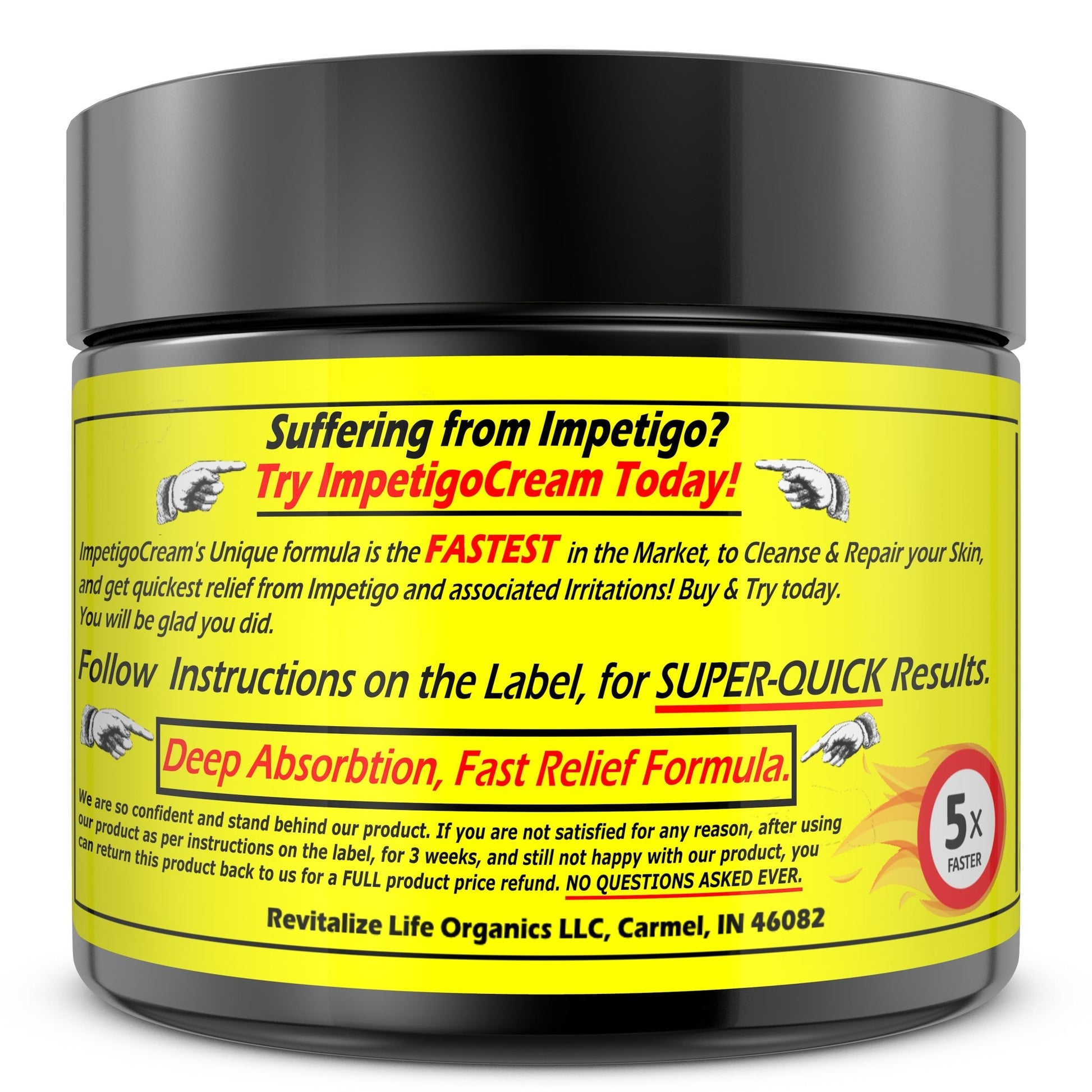 ImpetigoCream - Impetigo Cream FAST Relief from the Toughest Impetigo Skin Discomfort & Issues - Revitalize Life Organics -