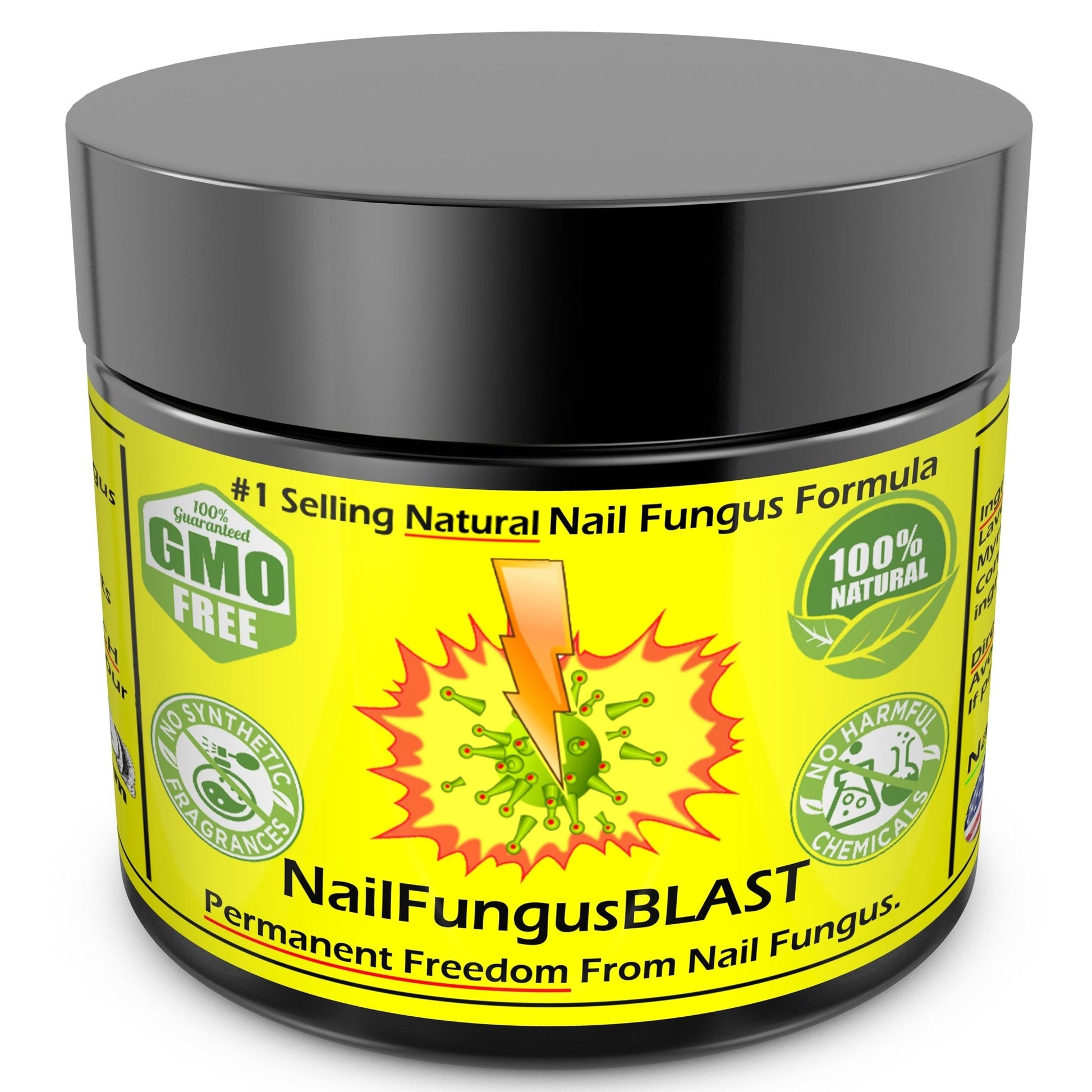 NailFungusBLAST - FASTEST Nail Fungus Relief Cream on the Planet. Natural. Potent. Clean. - Revitalize Life Organics -