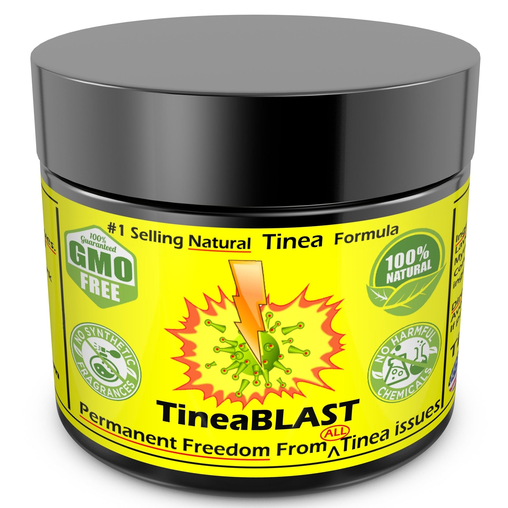 TineaBLAST - Tinea Versicolor Relief Cream Fast Relief Essential Oils & Beeswax Antifungal Ointment for Adults & Kids Soothes Itching, Clears Rash Worldwide Shipping. - Revitalize Life Organics -