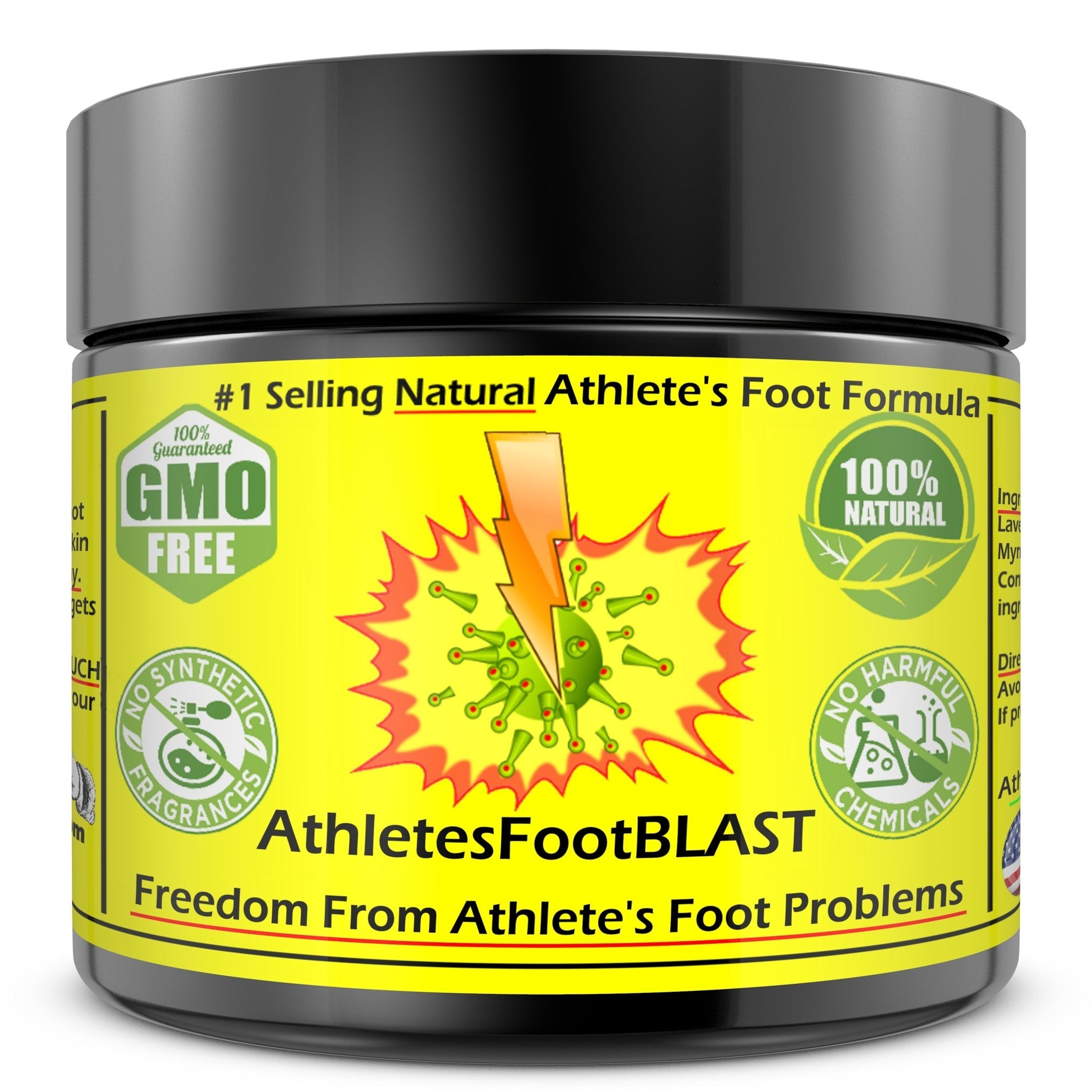 AthletesFootBLAST - Athlete's Foot Relief Blend FASTEST Relief Powerful Essential Oils Worldwide Shipping - Revitalize Life Organics - 