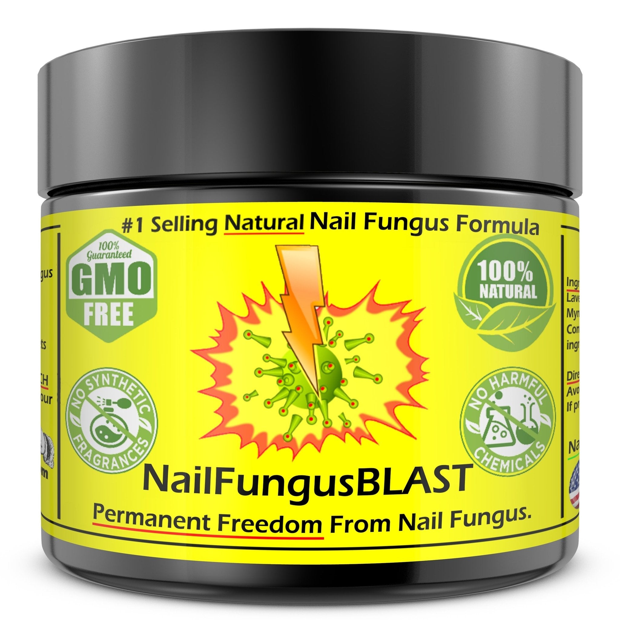 NailFungusBLAST - FASTEST Nail Fungus Relief Cream on the Planet. Natural. Potent. Clean. - Revitalize Life Organics - 