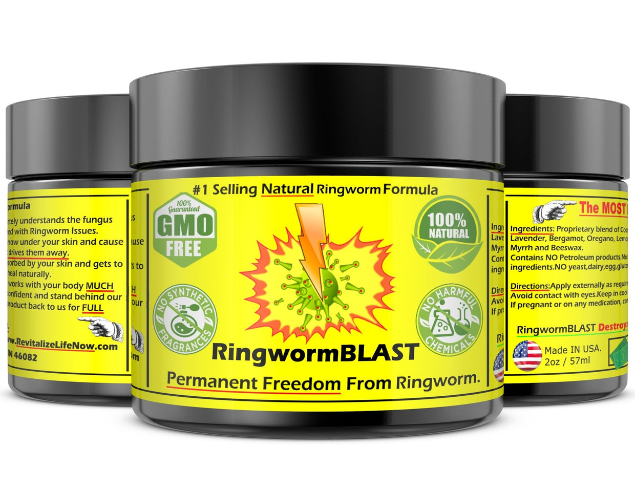 RingwormBLAST Ringworm FAST Powerful Relief Itching Severe Discomfort ...