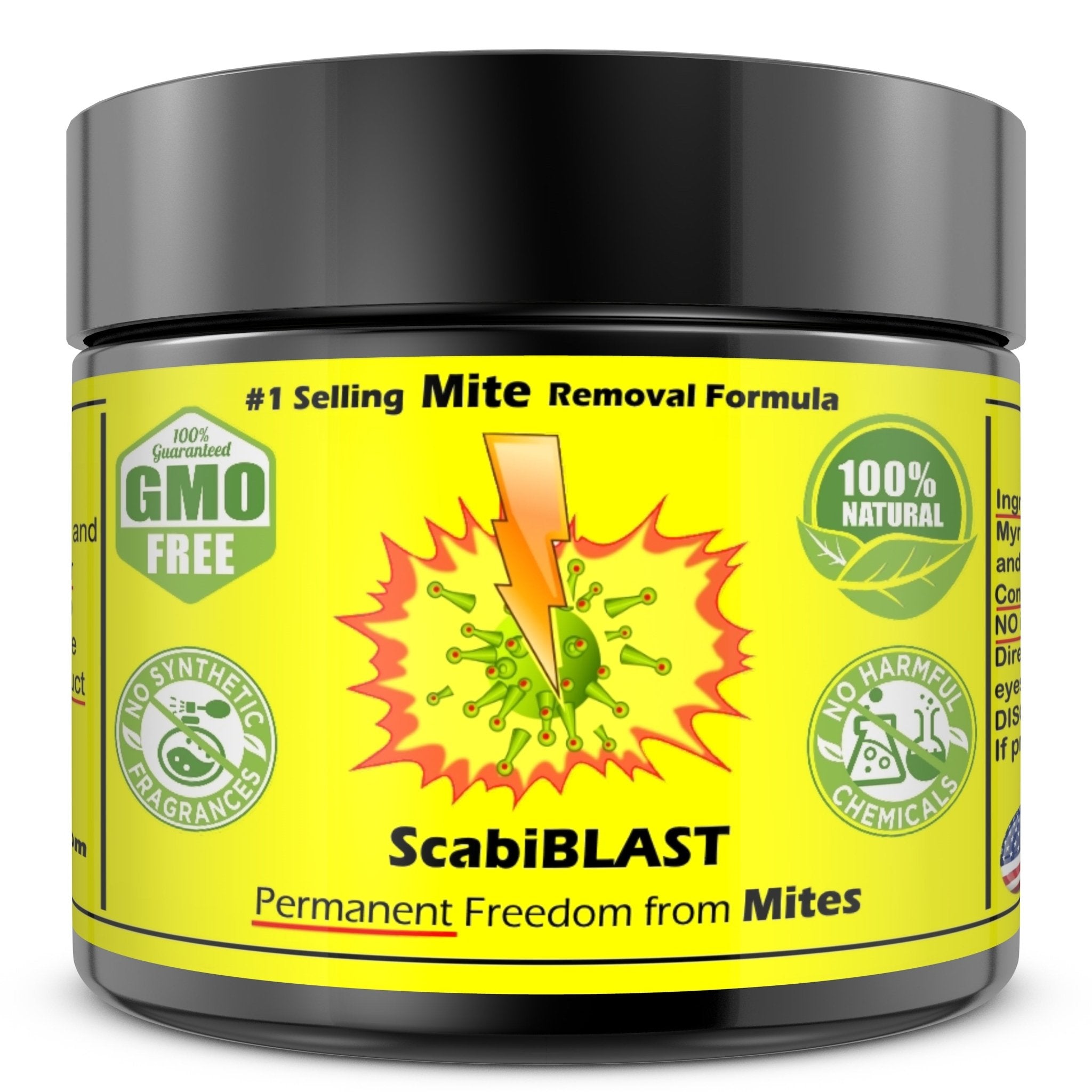 ScabiBLAST - The Best Scabies Relief Salve on the Planet - Natural Plant Based Relief Remedy - Revitalize Life Organics - 